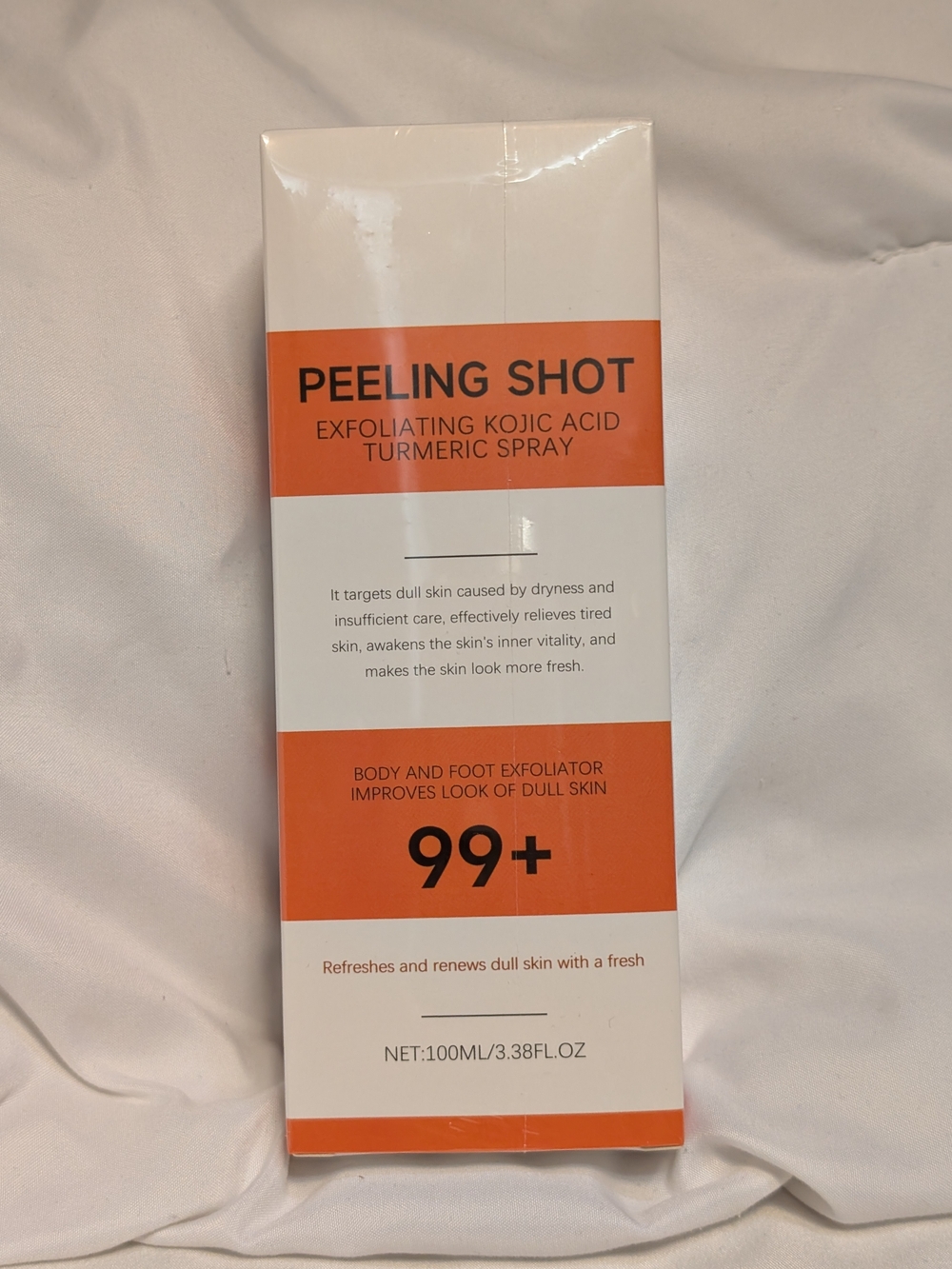NEW**Peeling Shot Exfoliating Kojic Acid Turmeric Spray By Dr. Melaxin